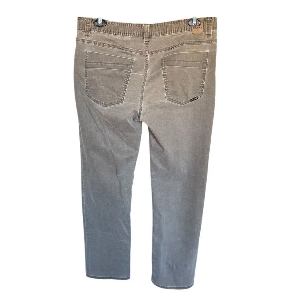 PrAna Men's Slim Fit Gray Organic Cotton Jeans 36x32 Comfortable Stretch Denim - Picture 2 of 8